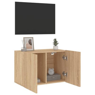 vidaXL Stenska TV omarica sonoma hrast 60x30x41 cm