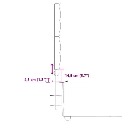 vidaXL Box spring postelja z vzmetnico svetlo siva 90x200 cm blago