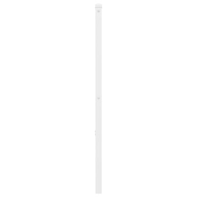 vidaXL Kovinsko vzglavje belo 160 cm