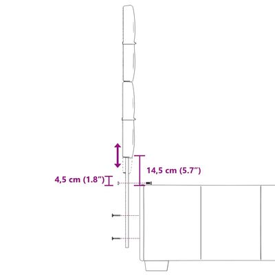 vidaXL Box spring postelja z vzmetnico črna 80x200 cm blago