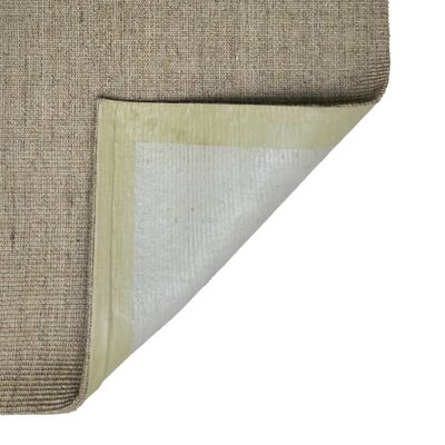 vidaXL Preproga iz sisala za praskalnik taupe 66x350 cm