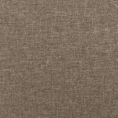 vidaXL Posteljno vzglavje 2 kosa taupe 100x5x78/88 cm blago