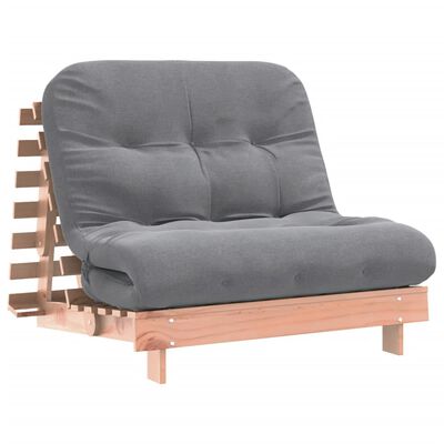 vidaXL Futon z ležiščem 100x206x11 cm trdna douglas jelka