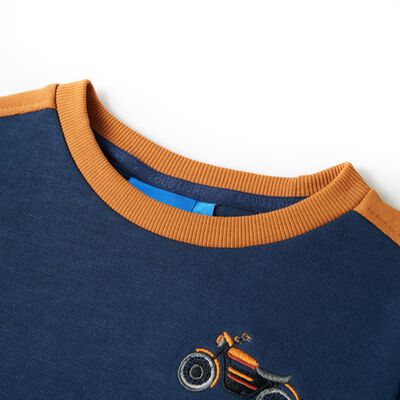 Otroški pulover indigo moder 104