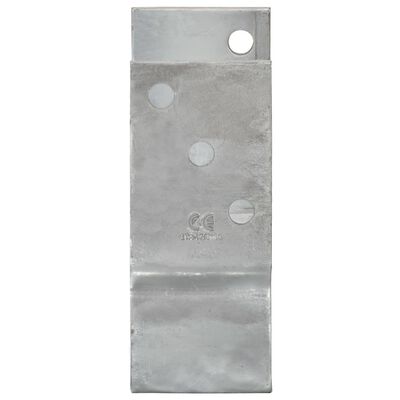 vidaXL Ograjna sidra 6 kosov srebrna 14x6x15 cm pocinkano jeklo