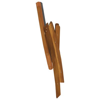 vidaXL Vrtna jedilna garnitura 7-delna trden akacijev les in tekstilen
