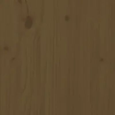 vidaXL Posteljni okvir medeno rjav iz trdnega lesa 200x200 cm
