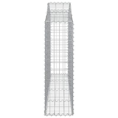 vidaXL Obokane gabion košare 5 kosov 200x30x100/120cm pocinkano železo