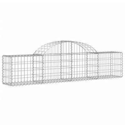 vidaXL Obokane gabion košare 20 kosi 200x30x40/60 cm pocinkano železo