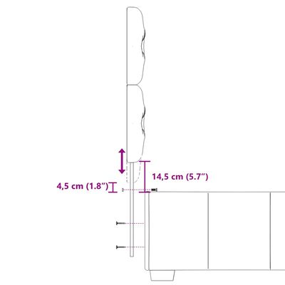 vidaXL Box spring postelja z vzmetnico svetlo siva 90x200 cm blago