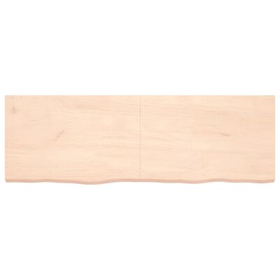 vidaXL Kopalniški pult 180x60x(2-4) cm neobdelan trden les