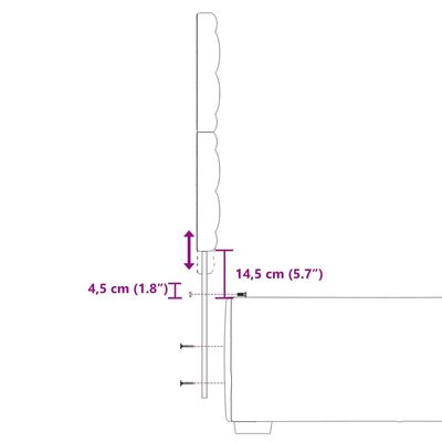 vidaXL Box spring postelja z vzmetnico siva 90x200 cm umetno usnje