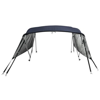 vidaXL Bimini tenda s 4 loki in stranicami 243x(200-213)x137 cm