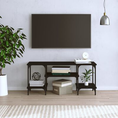 vidaXL TV omarica črna 102x35x45,5 cm inženirski les