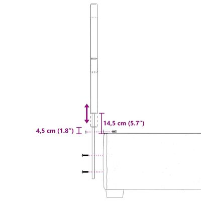 vidaXL Box spring postelja z vzmetnico temno siv 90x190 cm žamet