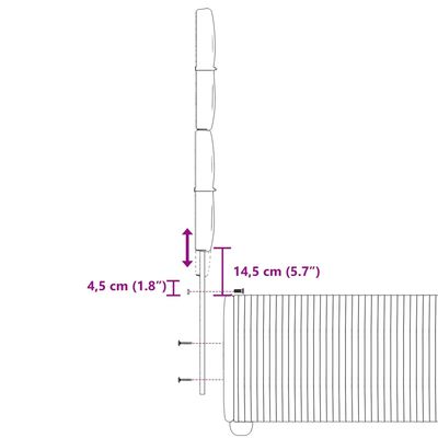 vidaXL Box spring postelja z vzmetnico modra 120x190 cm žamet