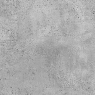vidaXL Stenska omarica 2 kosa betonsko siva inženirski les