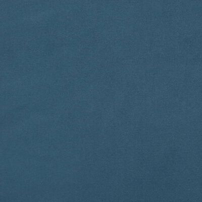 vidaXL Vzglavje z ušesi temno modro 93x16x118/128 cm žamet