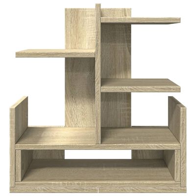 vidaXL Organizator za pisalno mizo sonoma hrast 49x20x52,5 cm inž. les