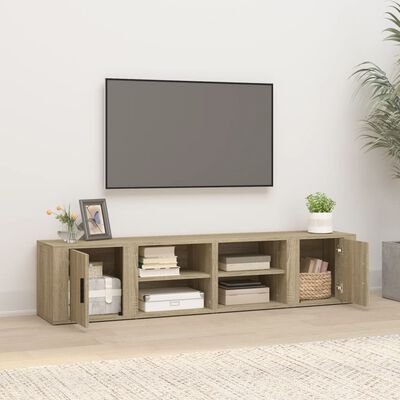 vidaXL TV omarica 2 kosa sonoma hrast 80x31,5x36 cm inženirski les