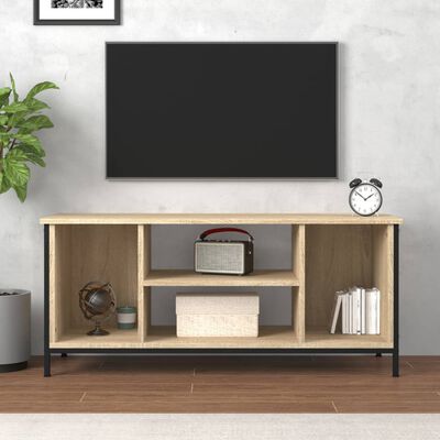 vidaXL TV omarica sonoma hrast 102x35x45 cm inženirski les