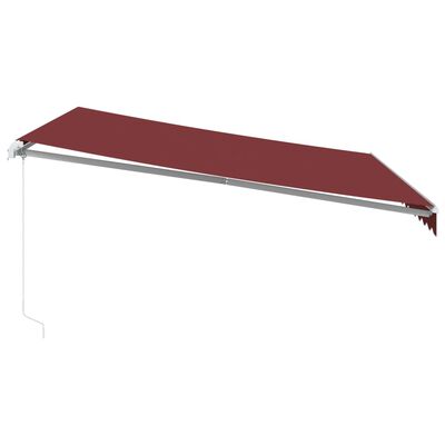 vidaXL Ročno zložljiva tenda z LED bordo 400x300 cm