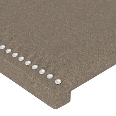 vidaXL Posteljno vzglavje 4 kosa taupe 72x5x78/88 cm blago