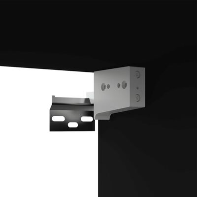 vidaXL TV omarice 4 kosi črne 100x30x30 cm iverna plošča