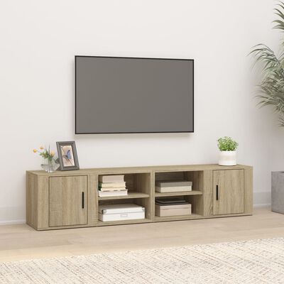 vidaXL TV omarica 2 kosa sonoma hrast 80x31,5x36 cm inženirski les