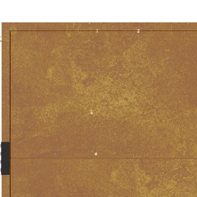 vidaXL Vrtna vrata 105x155 cm corten jeklo