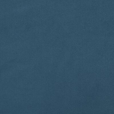 vidaXL Vzmetnica z žepkasto vzmetjo temno modra 120x200x20 cm žamet