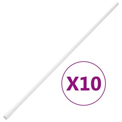 vidaXL Kabelska cev s sponkami Ø16 mm 10 m PVC