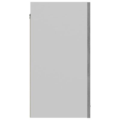 vidaXL Viseča omarica betonsko siva 60x31x60 cm inženirski les