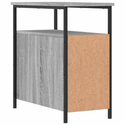 vidaXL Nočna omarica 2 kosa siva sonoma 30x60x60 cm inženirski les