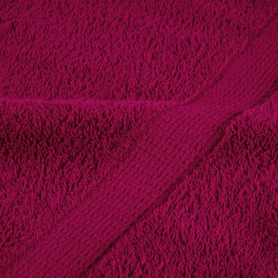 vidaXL Premium brisače za savno SOLUND 4 kosi bordo 80x200 cm 600 g/m2