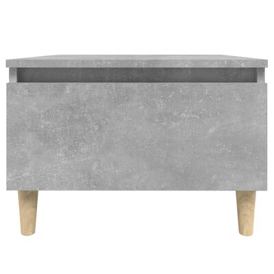 vidaXL Stranska mizica betonsko siva 50x46x35 cm inženirski les