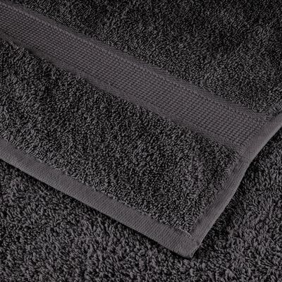 vidaXL Premium brisače SOLUND 50 kos antracit 30x50 cm 600 g/m2