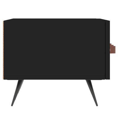 vidaXL TV omarica črna 150x36x30 cm inženirski les