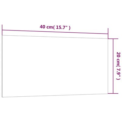 vidaXL Stenska magnetna tabla črna 40x20 cm kaljeno steklo