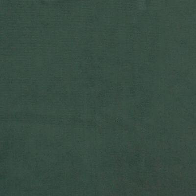 vidaXL Posteljno vzglavje 2 kosa temno zeleno 72x7x78/88 cm žamet