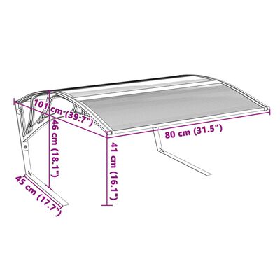 vidaXL Garaža za robotsko kosilnico črna 80x101x46 cm