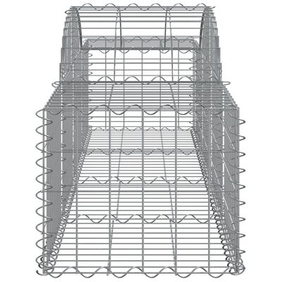 vidaXL Obokane gabion košare 20 kosov 200x50x40/60 cm pocinkano železo