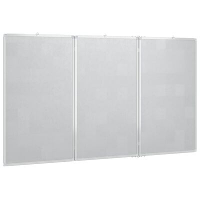 vidaXL Magnetna tabla zložljiva 120x100x1,7 cm aluminij