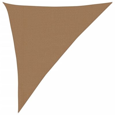 vidaXL Senčno jadro 160 g/m² taupe 3x4x5 m HDPE