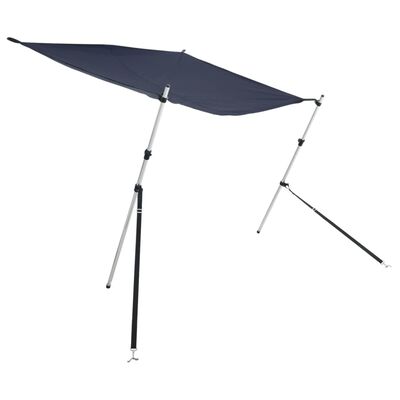 vidaXL Razširljivo senčilo za T-Top modro 170x170x(115-183) cm