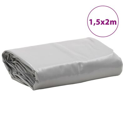 vidaXL Ponjava siva 1,5x2 m 650 g/m²