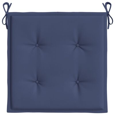vidaXL Blazine za kavč iz palet 6 kosa mornarsko modre 50x50x3 cm