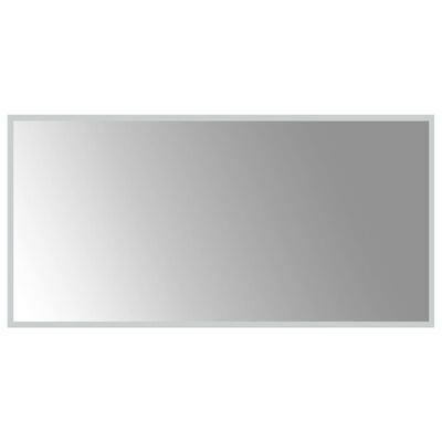 vidaXL LED kopalniško ogledalo 100x50 cm