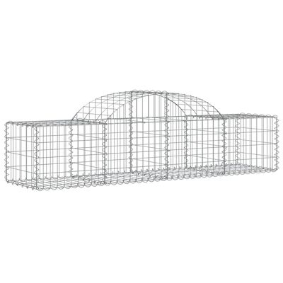 vidaXL Obokane gabion košare 20 kosov 200x50x40/60 cm pocinkano železo