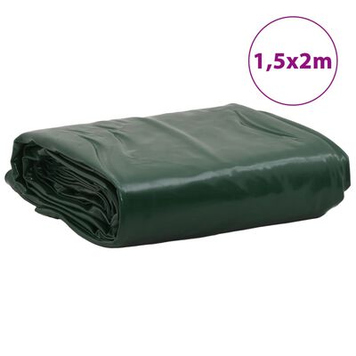 vidaXL Ponjava zelena 1,5x2 m 650 g/m²